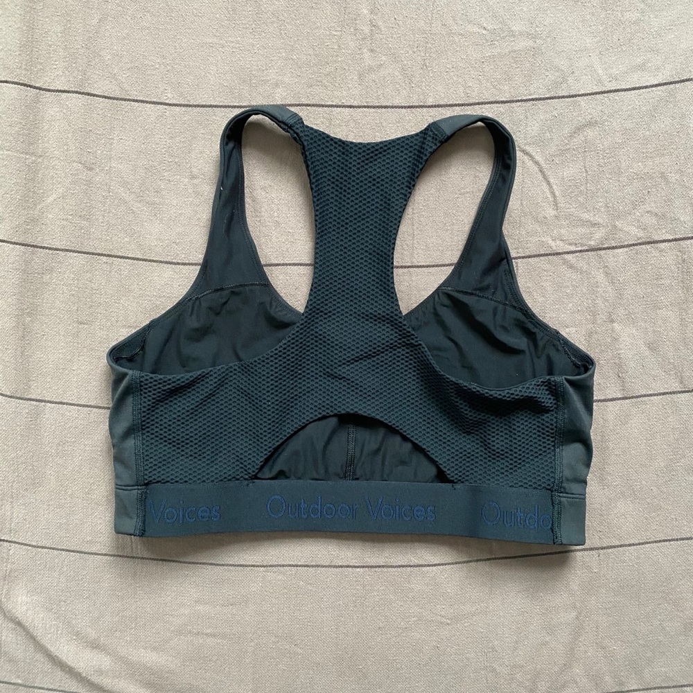 Outdoor Voices Things Bra in Black